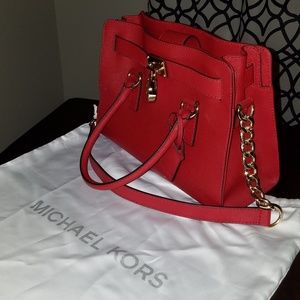 Red Micheal Kors Purse
